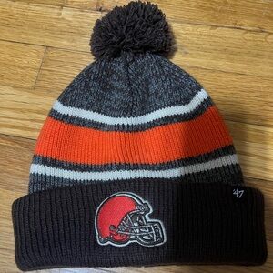 Cleveland Browns Beanie- Brown and Orange
